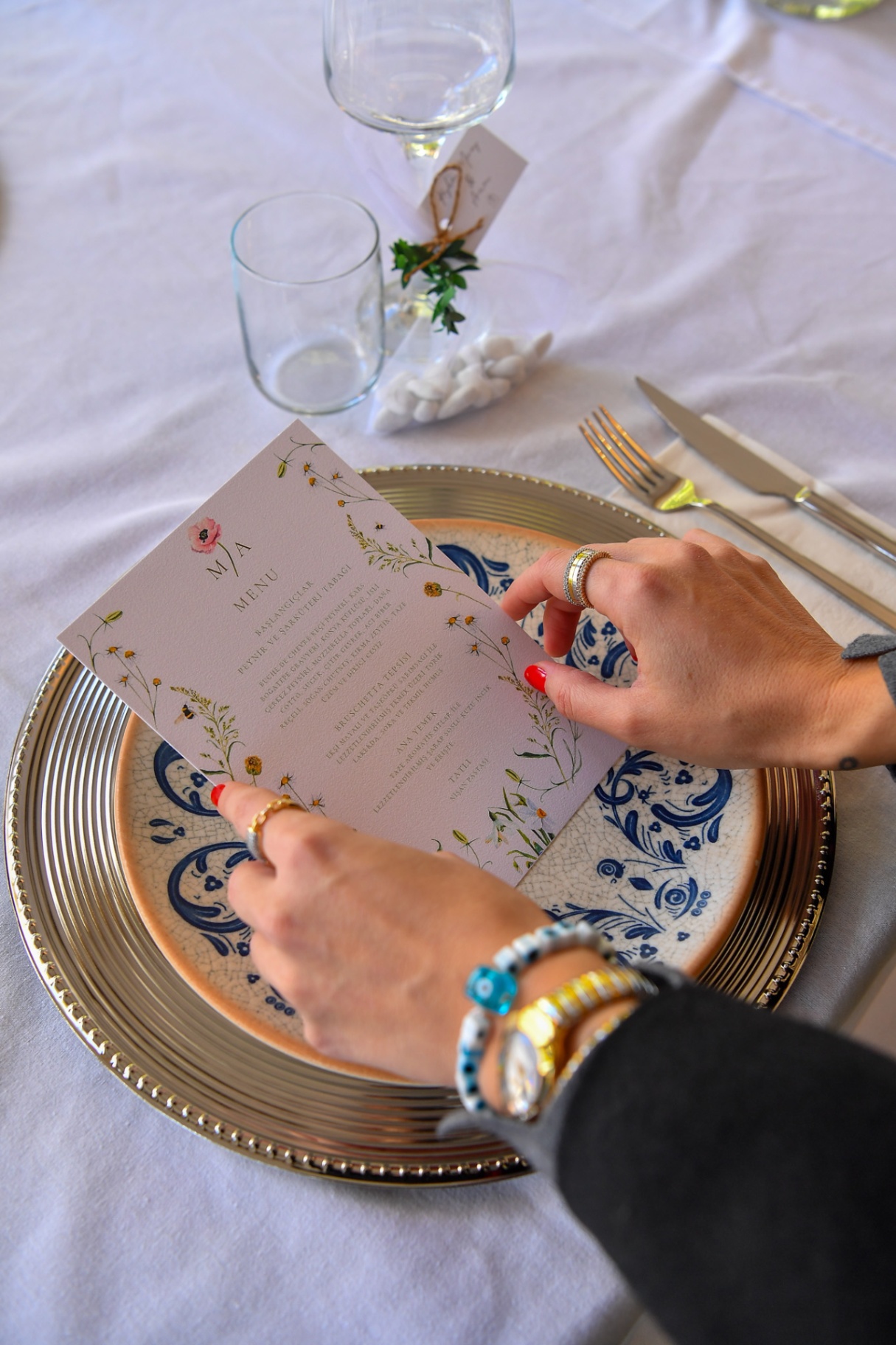 Otel etkinliğinden bir kare